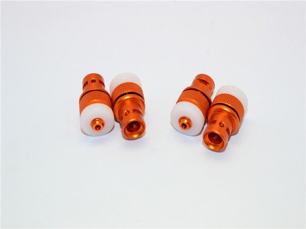 Axial SCX10 II (AX90046, AX90047) Aluminum Front + Rear Magnet Body Mount - 1 Set Orange