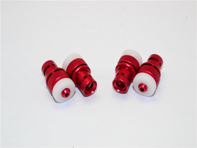 Axial SCX10 II (AX90046, AX90047) Aluminum Front + Rear Magnet Body Mount - 1 Set Red