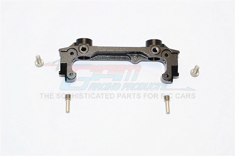 Axial SCX10 II (AX90046, AX90047) Aluminum Front Bumper Mount - 1Pc Set Black