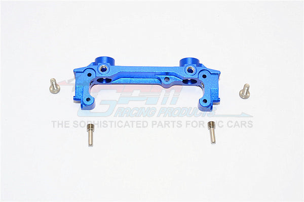 Axial SCX10 II (AX90046, AX90047) Aluminum Front Bumper Mount - 1Pc Set Blue