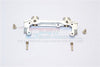 Axial SCX10 II (AX90046, AX90047) Aluminum Front Bumper Mount - 1Pc Set Gray Silver