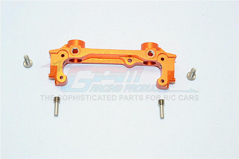 Axial SCX10 II (AX90046, AX90047) Aluminum Front Bumper Mount - 1Pc Set Orange