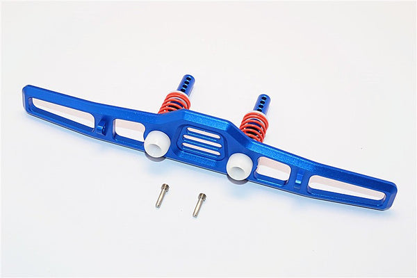 Axial SCX10 II (AX90046) Aluminum Front Bumper With Spring - 1 Set Blue
