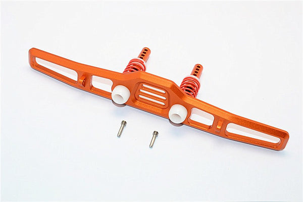 Axial SCX10 II (AX90046) Aluminum Front Bumper With Spring - 1 Set Orange