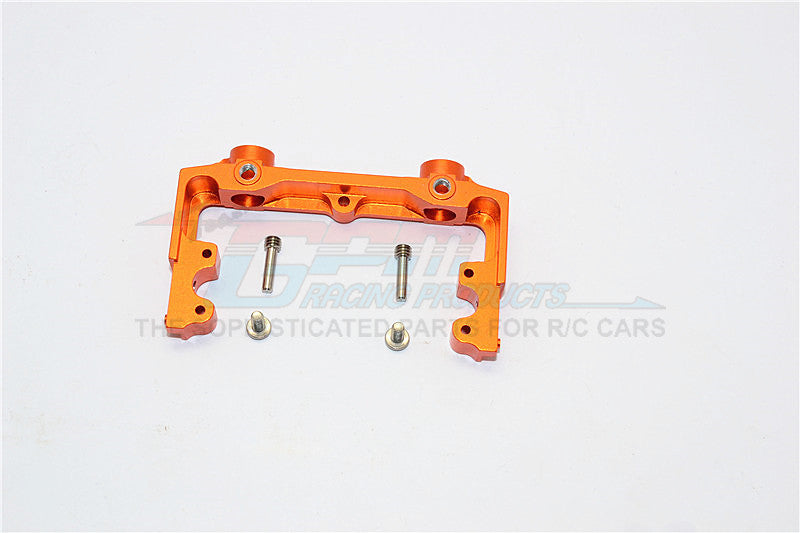 Axial SCX10 II (AX90046, AX90047) Aluminum Rear Bumper Mount - 1Pc Set Orange