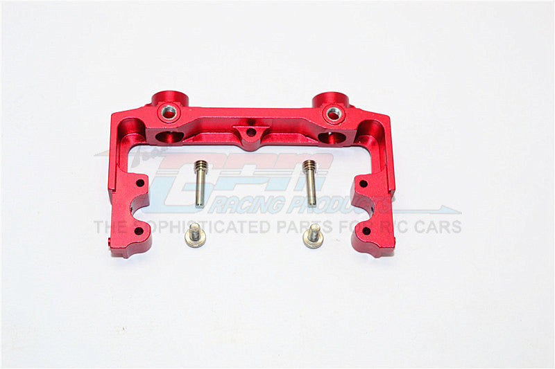 Axial SCX10 II (AX90046, AX90047) Aluminum Rear Bumper Mount - 1Pc Set Red