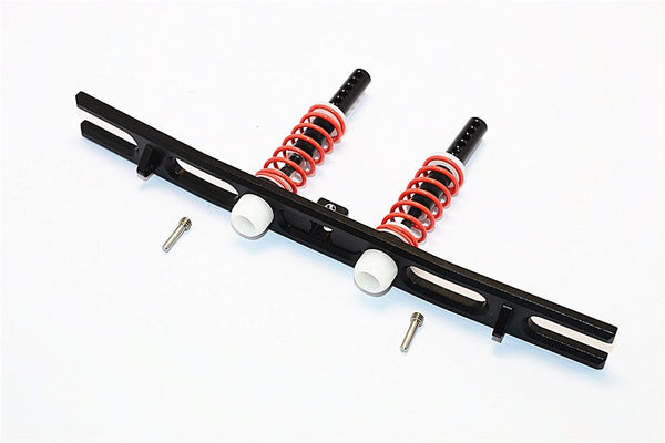 Axial SCX10 II (AX90046) Aluminum Rear Bumper With Spring - 1 Set Black