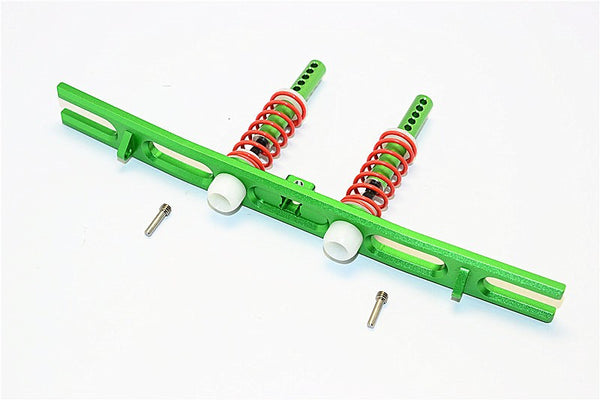 Axial SCX10 II (AX90046) Aluminum Rear Bumper With Spring - 1 Set Green