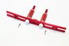 Axial SCX10 II (AX90046) Aluminum Rear Bumper With Spring - 1 Set Red