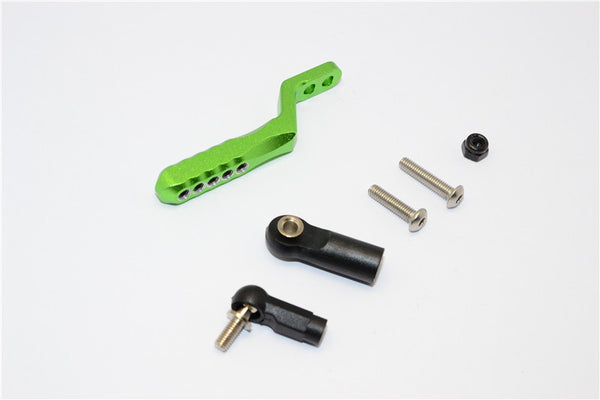Axial SCX10 II (AX90046, AX90047) Aluminum Rear Tow Hitch - 1Pc Set Green