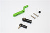 Axial SCX10 II (AX90046, AX90047) Aluminum Rear Tow Hitch - 1Pc Set Green