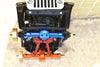 Axial 1:24 SCX24 Deadbolt AXI90081 / Jeep Wrangler AXI00002 Aluminum Front Or Rear Gearbox Cover - 1Pc Set Blue