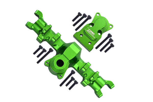 Axial 1:24 SCX24 Deadbolt AXI90081 / Jeep Wrangler AXI00002 Aluminum Front Gear Box - 1Pc Set Green