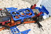 Aluminium Battery Holder For Axial 1:24 SCX24 Deadbolt AXI90081 / Jeep Wrangler AXI00002 - 5Pc Set Orange