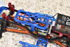 Aluminium Battery Holder For Axial 1:24 SCX24 Deadbolt AXI90081 / Jeep Wrangler AXI00002 - 5Pc Set Orange