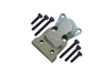 Axial 1:24 SCX24 Deadbolt AXI90081 / Jeep Wrangler AXI00002 Aluminum Front Or Rear Gearbox Cover - 1Pc Set Gray Silver