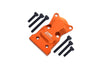 Axial 1:24 SCX24 Deadbolt AXI90081 / Jeep Wrangler AXI00002 Aluminum Front Or Rear Gearbox Cover - 1Pc Set Orange