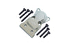 Axial 1:24 SCX24 Deadbolt AXI90081 / Jeep Wrangler AXI00002 Aluminum Front Or Rear Gearbox Cover - 1Pc Set Silver