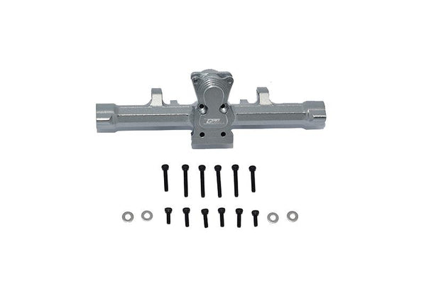 Axial 1:24 SCX24 Deadbolt AXI90081 / Jeep Wrangler AXI00002 Aluminum Rear Gear Box - 1 Set Gray Silver