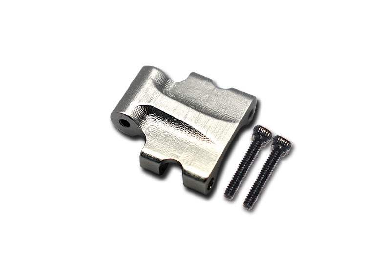 Axial 1:24 SCX24 Deadbolt AXI90081 Aluminum Rear Upper Tie Rod Connector - 3Pc Set Silver