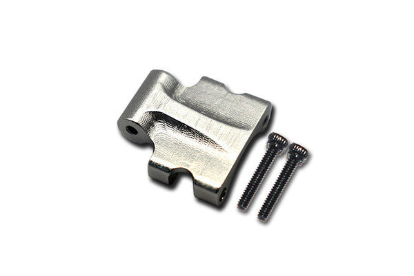Axial 1:24 SCX24 Deadbolt AXI90081 Aluminum Rear Upper Tie Rod Connector - 3Pc Set Silver
