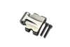 Axial 1:24 SCX24 Deadbolt AXI90081 Aluminum Rear Upper Tie Rod Connector - 3Pc Set Silver