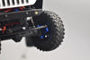 Axial 1:24 SCX24 Deadbolt AXI90081 Aluminum Front Knuckle Arm - 2Pc Set Blue