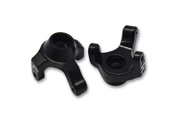 Axial 1:24 SCX24 Deadbolt AXI90081 Aluminum Front Knuckle Arm - 2Pc Set Black