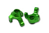 Axial 1:24 SCX24 Deadbolt AXI90081 Aluminum Front Knuckle Arm - 2Pc Set Green