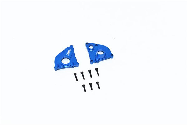 Axial 1/24 SCX24 4WD Deadbolt / Jeep Wrangler Aluminum Center Gearbox - 2Pc Set Blue