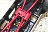 Axial 1/24 SCX24 4WD Deadbolt / Jeep Wrangler Aluminum Lower Gear Cover - 1Pc Set Red