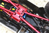 Axial 1/24 SCX24 4WD Deadbolt / Jeep Wrangler Aluminum Lower Gear Cover - 1Pc Set Red