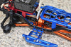 Axial 1:24 SCX24 Deadbolt AXI90081 Aluminum Front Upper Link Mount - 1 Set Blue