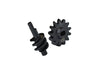 Carbon Steel Overdrive Differential Worm Gear Set 13T For Axial Rc Truck 1/24 SCX24 Crawlers