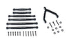Axial 1:24 SCX24 Deadbolt AXI90081 Aluminium Suspension Links + Front Upper Link Mount - 30Pc Set Black