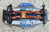 Axial 1:24 SCX24 Deadbolt AXI90081 Aluminium Suspension Links + Front Upper Link Mount - 30Pc Set Orange