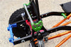 Axial SCX10 II (AX90046, AX90047) Aluminum Front & Rear Shock Tower Adjustable Mount - 1 Set Green