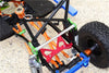 Axial SCX10 II (AX90046, AX90047) Aluminum Front & Rear Shock Tower Adjustable Mount - 1 Set Orange