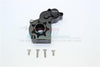 Aluminum Transmission Spur Gear Case For Axial SCX10 (AX90022) / SCX10 II (AX90047) / SMT10 (AX90055/AX90057) - 1 Set Black