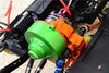 Axial SCX10 II (AX90047) Aluminum Spur Gear Cover - 1Pc Set Green