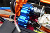 Aluminum Transmission Spur Gear Case For Axial SCX10 (AX90022) / SCX10 II (AX90047) / SMT10 (AX90055/AX90057) - 1 Set Red