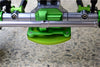 Axial SCX10 II (AX90046, AX90047) Aluminum+Plastic  Front/Rear Axle Protector Mount - 1 Set Red
