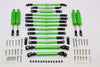 Axial SCX10 II (AX90047) Aluminum Chassis Lift Combo (Switch From 77mm To 87mm) - 77Pcs Set Green