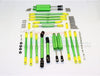 Axial SCX10 II (AX90046) Aluminum Chassis Lift Up Combo (Switch From 77mm To 100mm) - 1 Set Green