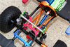 Axial SCX10 II (AX90046) Aluminum Chassis Lift Up Combo (Tie Rods & Center Shaft & Damper Mount) - 1 Set Red