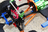 Axial SCX10 II (AX90046) Aluminum Chassis Lift Up Combo (Tie Rods & Center Shaft & Damper Mount) - 1 Set Orange