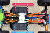 Axial SCX10 II (AX90046) Aluminum Chassis Lift Up Combo (Tie Rods & Center Shaft & Damper Mount) - 1 Set Orange