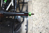 Axial SCX10 II UMG10 (AXI90075) Aluminum Front + Rear Hex Adapters - 4Pc Set Green