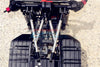 Axial SCX10 II UMG10 (AXI90075) Aluminum Adjustable Upper & Lower Suspension Links - 8Pc Set Red