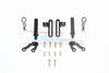 Axial SCX10 II UMG10 (AXI90075) Aluminum Front Body Post & Stabilizer - 18Pc Set Black